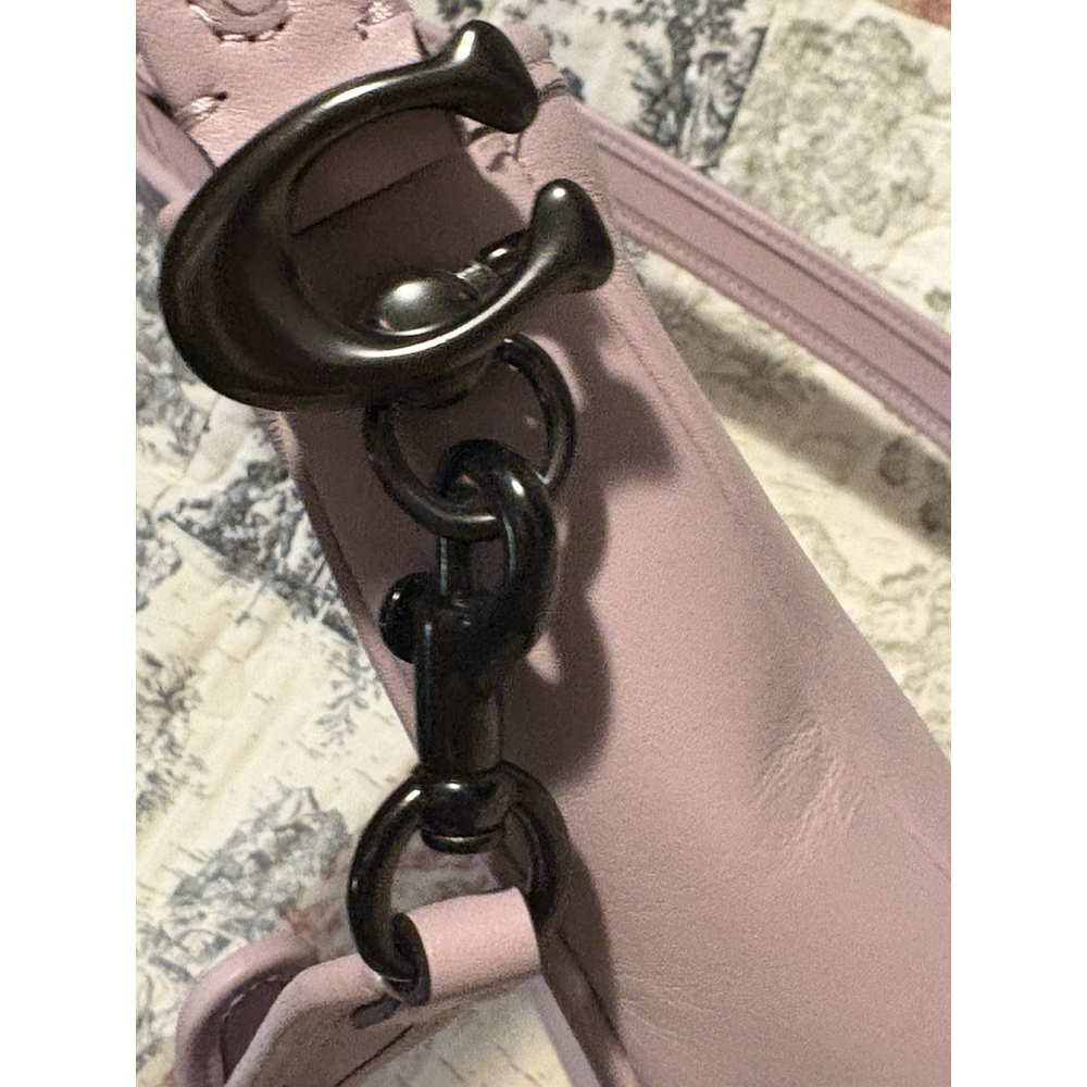 COACH Soft Tabby Hobo in Lilac Purple & Gunmetal Crossbody Shoulder Bag - Picture 14 of 16